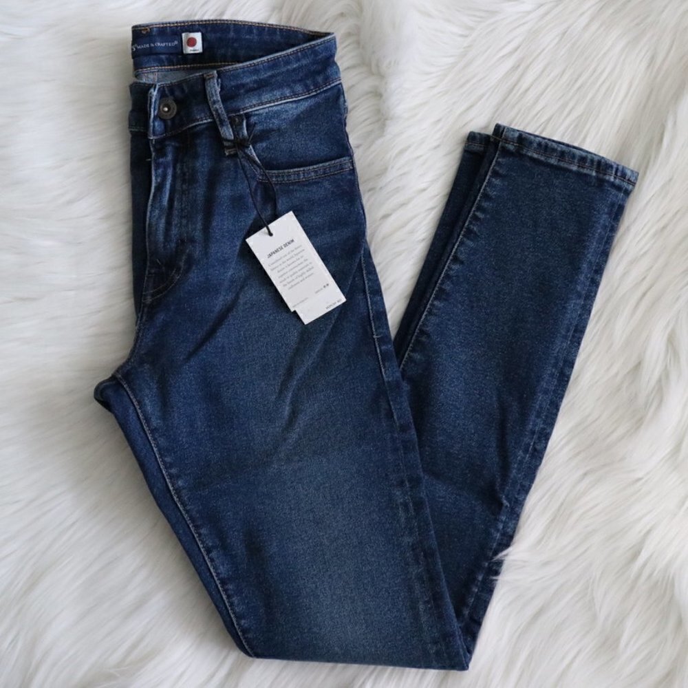 NEW Levi's Jeans Made & Crafted High Waisted Dark Wash Skinny - Picture 5 of 8